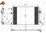 NRF 350210 Condensator, climatizare