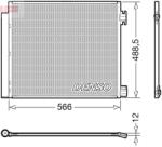DENSO DCN46026 Condensator, climatizare