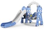 MyKids Centru de joaca MyKids 4 in 1 cu tobogan, leagan, cos baschet, albastru (00080578)