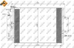 NRF 35897 Condensator, climatizare