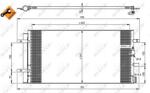 NRF 350046 Condensator, climatizare
