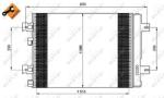 NRF 35947 Condensator, climatizare