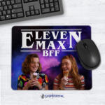  Stranger Things - Eleven és Max BFF hajlékony egérpad