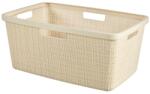 Curver Cos de rufe Curver Jute 46 L bej, cu aspect textil, 39x59x26 cm (2212658)