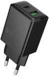 hoco. Incarcator Retea Hoco N71, PD30W, 1xUSB-C, 1xUSB-A, FastCharge, Negru (Vtk-Acc-8445)
