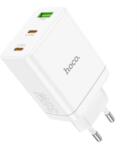 hoco. Incarcator Retea USB Type-C HOCO N33, Quick Charge, 35W, 2 X USB Tip-C, 1 X USB-A, Alb (Clc-Acc-2949)