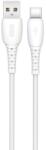 XO Cablu transfer date si incarcare XO NB-P163 USB-A - USB-C 2.4A 1m, Alb (Clc-Acc-1916)