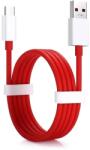  Cablu Date si Incarcare OnePlus Warp USB-A la USB-C 65W 3A, 1m, Rosu (Clc-Acc-1032)