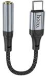 hoco. Cablu Adaptor Hoco LS36, Jack 3.5mm - Tip-C 12cm, Negru (Clc-Acc-826)
