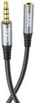 hoco. Cablu Adaptor Jack 3.5mm Hoco UPA20, 2m, Negru (Clc-Acc-1047)