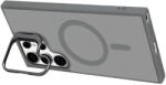 VERTEK Husa din Silicon CasePro Camera Bracket Magnetic, protectie pentru camere, compatibila cu Samsung Galaxy S25 Ultra, Gri (Vtk-Acc-2686)