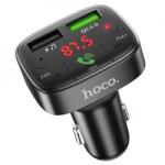 hoco. Modulator FM Bluetooth Hoco E59 + Incarcator Auto 2xUSB A - 1xUSB QC 3.0, Negru (Clc-Acc-7178)