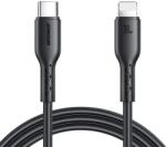 JOYROOM Cablu transfer date si incarcare Joyroom A26-CL3 tip Lightning - USB-C PD30W QC3.0 1m, Negru (Clc-Acc-1939)
