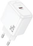 hoco. Incarcator Retea Hoco CS53A, Cablu Lightning 1m, PD25W, 1xUSB-C, FastCharge, Alb (Vtk-Acc-8432)