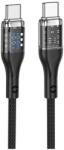 hoco. Cablu transfer date si incarcare Hoco U115 USB-C PD100W QC3.0 1m, Negru (Clc-Acc-1948)