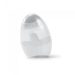  Ascutitoare creioane, 2 in 1, guma de sters, rezervor transparent, 41 x 60 x 23 mm, alb