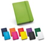  Bloc de notite de buzunar cu 160 de pagini simple, coperta tare din PU, banda elastica, 14x9 cm - Culoare: Verde