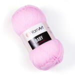YARNART Baby 649 - világos rózsaszín