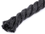 Stoklasa Sodrott pamutzsinór Ø12 mm macrame - sötétszürke