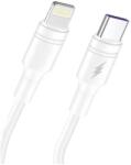 Maxcell (SJX-211) Cablu Date si Incarcare, USB-C la Lightning, 5A, 1m, Alb (Clc-Acc-1881)