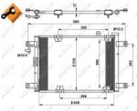 NRF 35768 Condensator, climatizare
