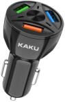 KAKUSIGA Incarcator Priza Auto Kakusiga KSC-493, 3xUSB-A PD 20W Fast Charge cu cablu USB-C, Negru (Clc-Acc-5430)