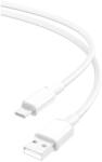 XO Cablu transfer date si incarcare XO NB249 USB-A - USB-C 5A Brodat 1m, Alb (Clc-Acc-1918)