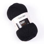 YARNART Baby 585 - fekete