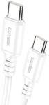 Kakusiga Cablu Date si Incarcare Kakusiga KSC-982 USB-C 60W QC3.0, 1m, Alb (Vtk-Acc-10254)