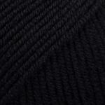 DROPS Design Merino Extra Fine uni 02 - fekete