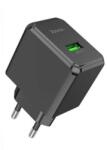 hoco. Incarcator Retea Hoco CS12A 18W USB-A QC3.0 - Negru (Clc-Acc-997)