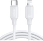 JOYROOM Cablu transfer date si incarcare Joyroom S-CL020A9 tip Lightning - USB-C PD20W QC3.0 1m, Alb (Clc-Acc-1933)