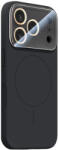 Maxcell Husa din Silicon SoftThin, MagConverse, FlexiCase pentru Apple iPhone 16 Pro Max, Negru (Vtk-Acc-8813)