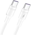 Maxcell (SJX-212) Cablu Date si Incarcare, USB-C, 5A, 1m, Alb (Clc-Acc-1880)