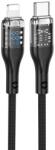 hoco. Cablu transfer date si incarcare Hoco U115 USB-C - tip Lightning PD20W QC3.0 1m, Negru (Clc-Acc-1008)