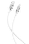 XO Cablu transfer date si incarcare XO NB251 USB-A - USB-C 6A Metalic 1m, Alb (Clc-Acc-1917)