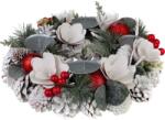 MagicHome Coronita advent alba naturala MagicHome, decor de Craciun 30 cm (8091713)
