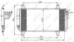 NRF 35949 EASY FIT Condensator climatizare