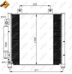 NRF 35637 Condensator, climatizare