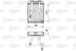 VALEO 811532 Schimbator caldura incalzire habitaclu