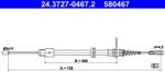 ATE Cablu, Frana De Parcare 24.3727-0467.2 Mercedes-Benz C-Class/C-Class T-Model