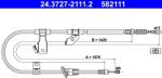 ATE Cablu, Frana De Parcare 24.3727-2111.2 Mitsubishi Colt/Colt Czc Vi/Colt Vi (24.3727-2111.2)