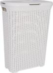 Curver Cos de rufe Curver Style 40L crem, cu capac, aspect ratan (2211373)