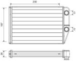 VALEO 811514 Schimbator caldura, incalzire habitaclu
