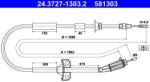 ATE Cablu, frana de parcare ATE 24.3727-1303.2 (24.3727-1303.2) - automobilus