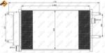 NRF 35751 Condensator, climatizare