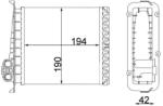 MAHLE Schimbator Caldura, Incalzire Habitaclu Ah106000S Volvo 850/C70 I/S70/V70 I