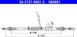 ATE Cablu, Frana De Parcare 24.3727-0681.2 Ford Transit Custom V362 (24.3727-0681.2)