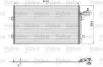 VALEO Condensator, Climatizare 814323 Volvo C30/C70 Ii/S40 Ii/V50 (814323)