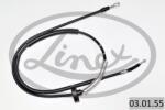 LINEX Cablu, Frana De Parcare Stanga 03.01. 55 Audi A4 B6/A4 B7 Seat Exeo